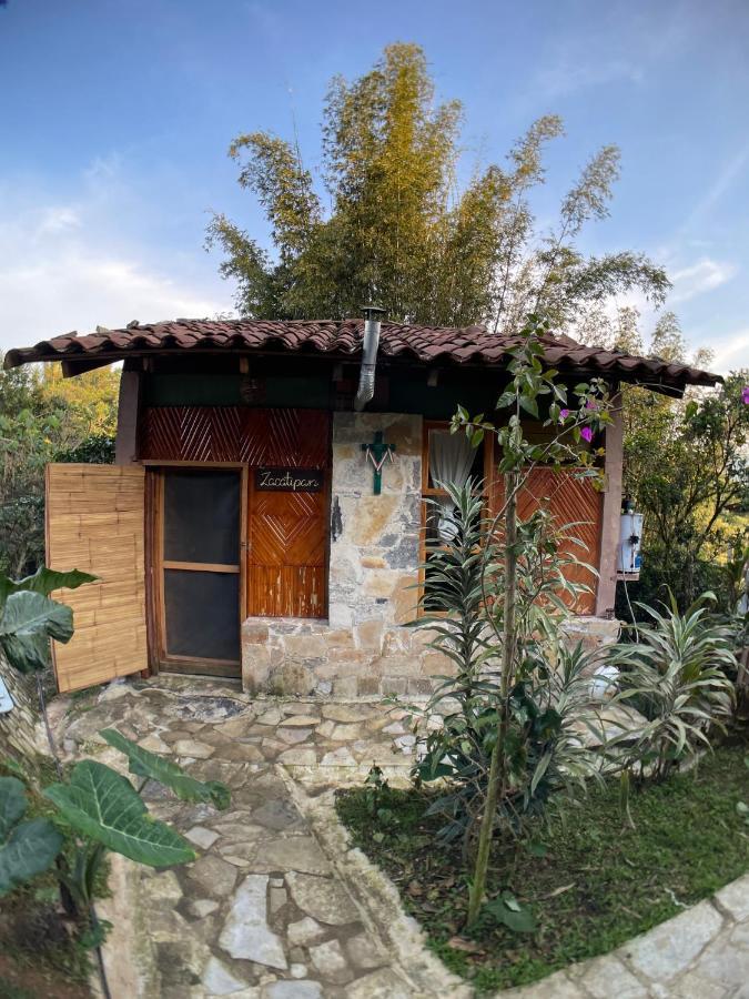 Cabanas Los Achicuales Cuetzalán del Progreso Exterior foto